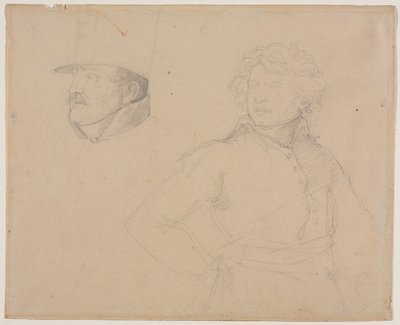 2 人の兵士の研究 作： Theodore Gericault