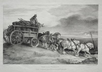 石炭運搬車 作： Theodore Gericault