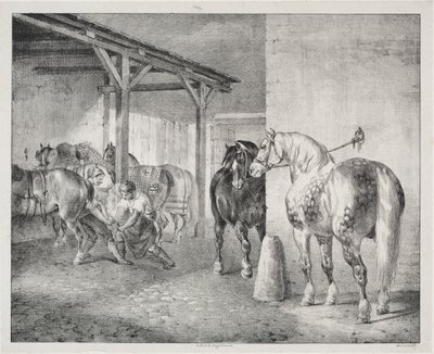 フェリエの小屋 作： Theodore Gericault