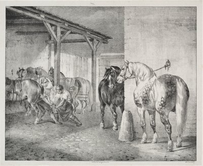 フェリアの小屋 作： Theodore Gericault