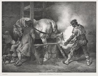 フランドルの鍛冶屋 作： Theodore Gericault