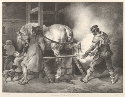 フランダースの蹄鉄師 作： Theodore Gericault