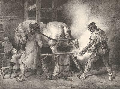 フレミッシュ ファリアー、1822 年。 作： Theodore Gericault