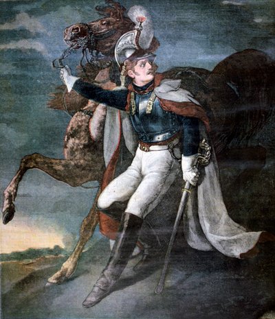 負傷した騎兵隊、1893 作： Theodore Gericault