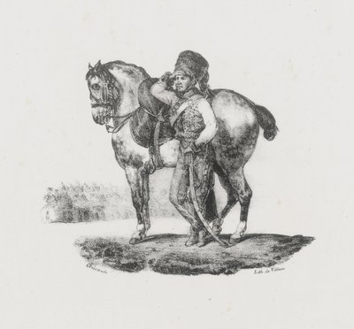 ハッサーのトランペット奏者（Hussar Trumpeter） 作： Theodore Gericault