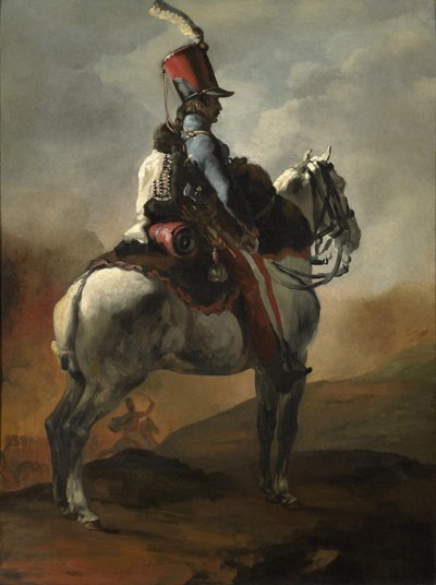騎兵のトランペッター、1815年から20年頃 作： Theodore Gericault