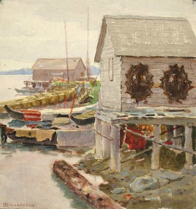 皮の乾燥、シトカ 作： Theodore J. Richardson