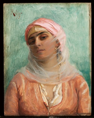若いオスマン帝国、1879 作： Theodore Jacques Ralli