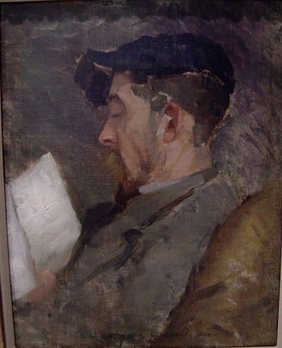自画像、ca。 1884-1887。 作： Theodore Robinson