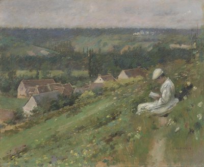 アルコンヴィルの谷、1887年頃 作： Theodore Robinson