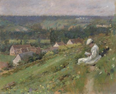 アルコンヴィルの谷、c。 1887年。 作： Theodore Robinson