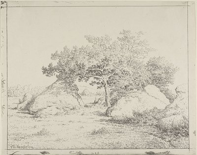 Plante à Biauの桜 作： Theodore Rousseau
