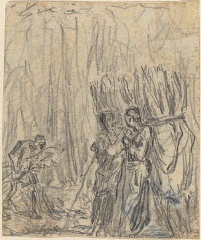 落穂拾い人 作： Theodore Rousseau