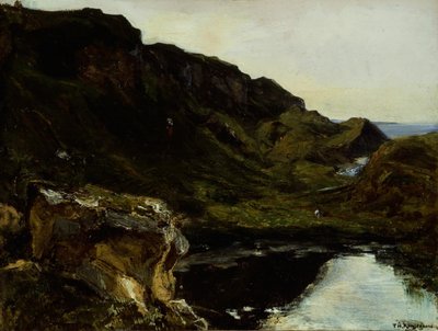風景 作： Theodore Rousseau