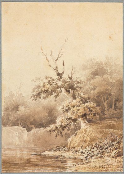 風景 作： Theodore Rousseau