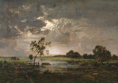 風景 作： Theodore Rousseau