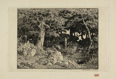 ロックオークス 作： Theodore Rousseau