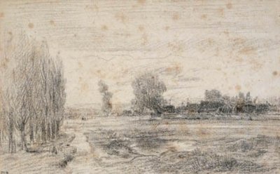 ベリのセロンの平原？ 作： Theodore Rousseau