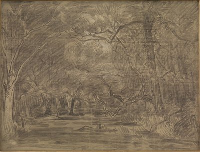 森の奥 作： Theodore Rousseau