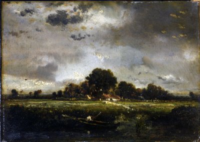 リトルフィッシャーマン 作： Pierre Etienne Theodore Rousseau