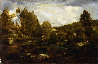 ティファウジュの谷 作： Pierre Etienne Theodore Rousseau