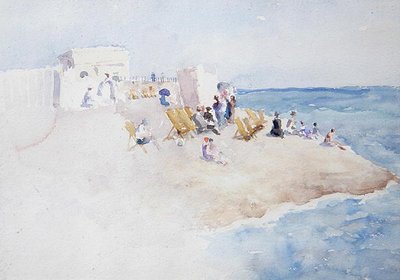 セント・レオナード・オン・シーの海水浴場 作： Theodore Roussel
