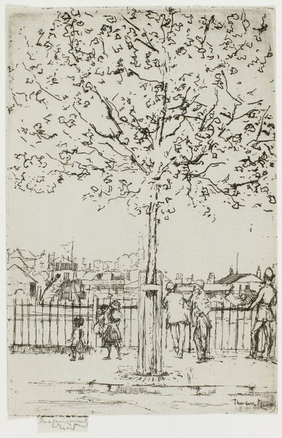 チェルシー堤防、1889 年 6 月、午後 5 時 作： Theodore Roussel