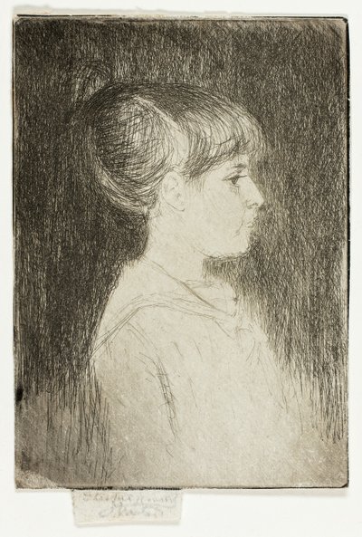ジャネット、1887年6月 作： Theodore Roussel