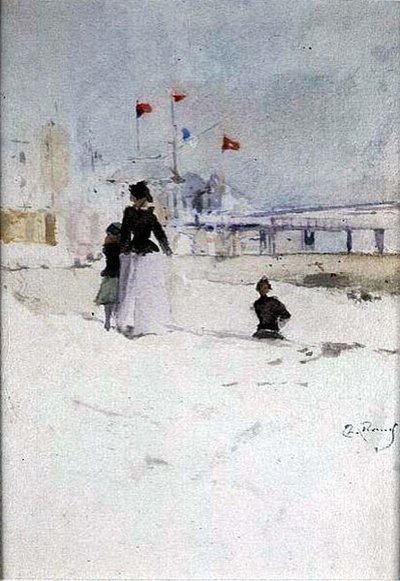 オンザビーチ 作： Theodore Roussel