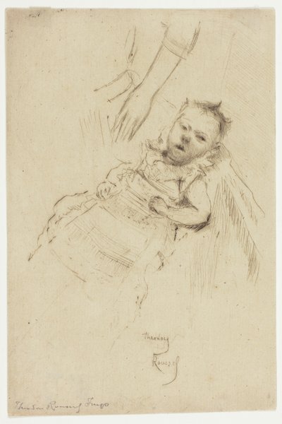 マーガリー・チェンバースの肖像、10週間熟成 作： Theodore Roussel