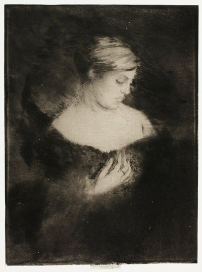女性のプロフィール 作： Theodore Roussel