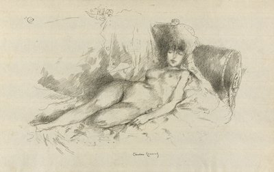 裸体から学ぶ、眠る女 作： Theodore Roussel