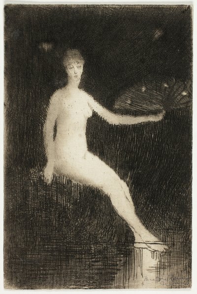 夏（白黒バージョン） 作： Theodore Roussel