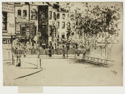 チェーンウォークの角、チェルシー 作： Theodore Roussel