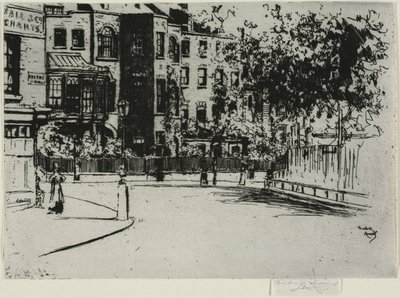 チェーン ウォークの角、チェルシー 作： Theodore Roussel