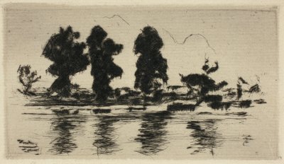 テムズ川、夕方 作： Theodore Roussel