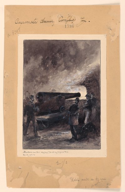 大火の間のケースメート銃 作： Theodore Russell Davis