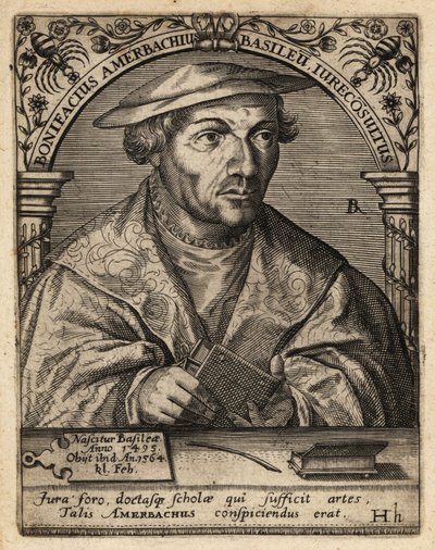 ボニファシウス・アメルバッハ 作： Theodore de Bry
