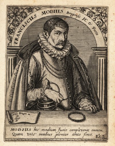 フランソワ・モディウス（フランドル地方の法学者・人文主義者 作： Theodore de Bry