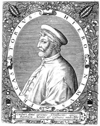 ジロラモフラスカトロ、イタリアの医師、詩人、天文学者、16世紀後半 作： Theodore de Bry
