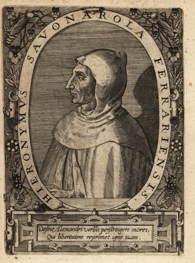ジローラモ・サボナローラ 作： Theodore de Bry