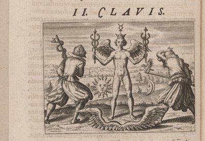 Tripvs avrevsのイラスト、つまり、3つの最も選択された..パート化学者、1618 作： Theodore de Bry