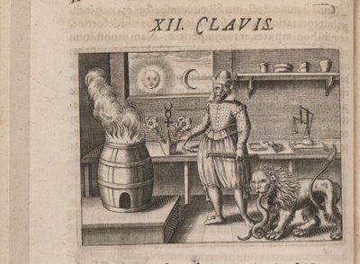 Tripvs avrevsのイラスト、つまり3つの最も選択された..パート化学者、1618 作： Theodore de Bry