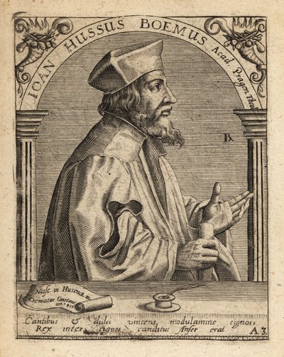 ヤン・フス 作： Theodore de Bry