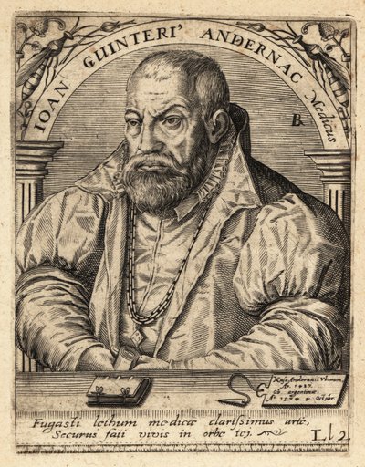 ヨハン・ヴィンター・フォン・アンデルナハ（ドイツの医師 作： Theodore de Bry