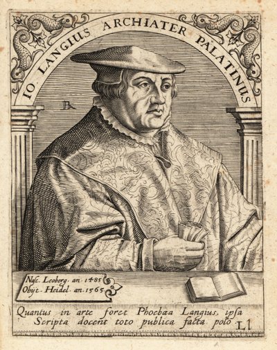 ヨハネス・ランゲ（ドイツの内科医・外科医 作： Theodore de Bry