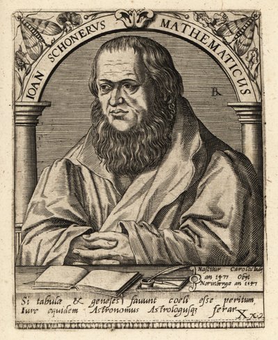 ヨハネス・ショーナー（ドイツの数学者 作： Theodore de Bry