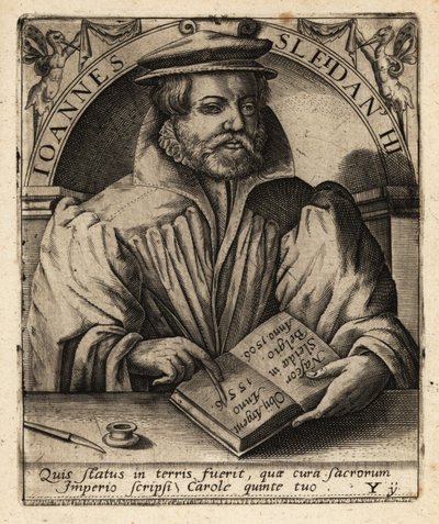ヨハネス・スレイダン（ルクセンブルクの歴史家）。 作： Theodore de Bry