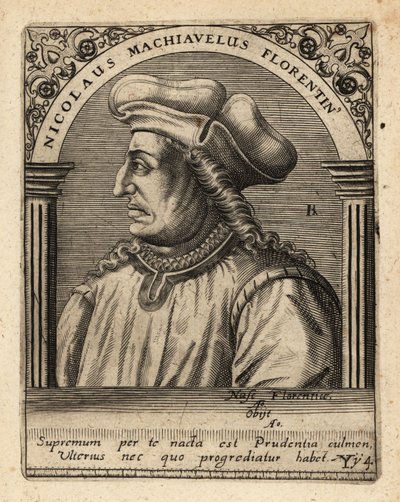 マキアヴェッリ（イタリアの外交官 作： Theodore de Bry