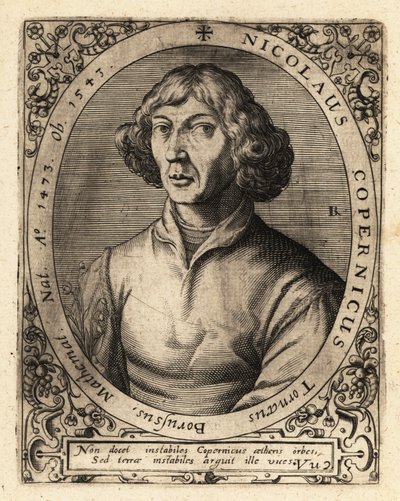 ニコラウス・コペルニクス（ルネッサンス期の多才な人物）。 作： Theodore de Bry